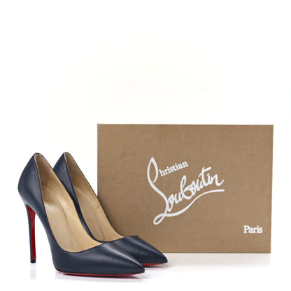 Christian Louboutin Lambskin So Kate 120 Pumps 36 Navy 8 of 8