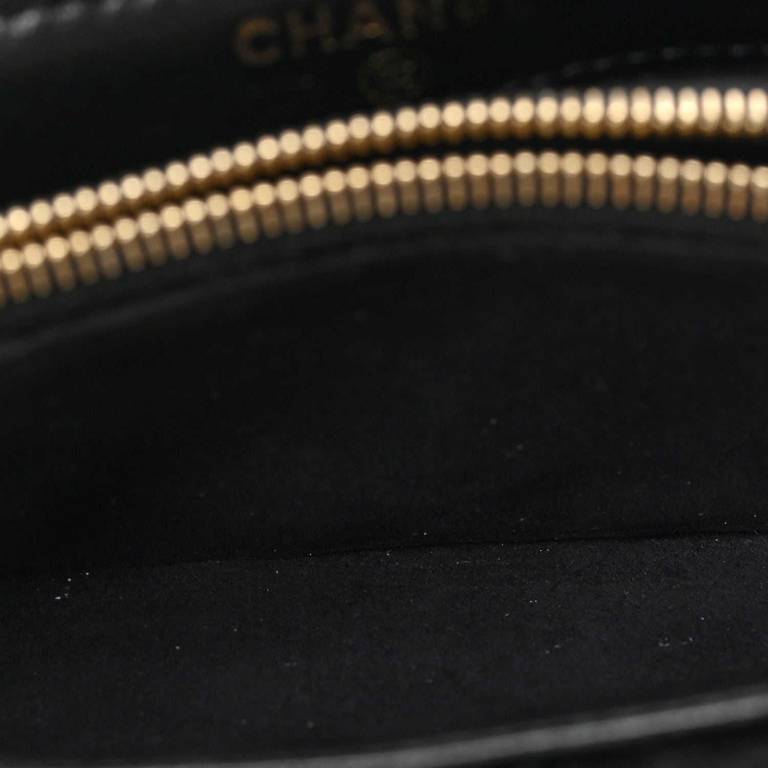 Chanel Velvet Quilted Small Clutch With Chain Black 6 of 11