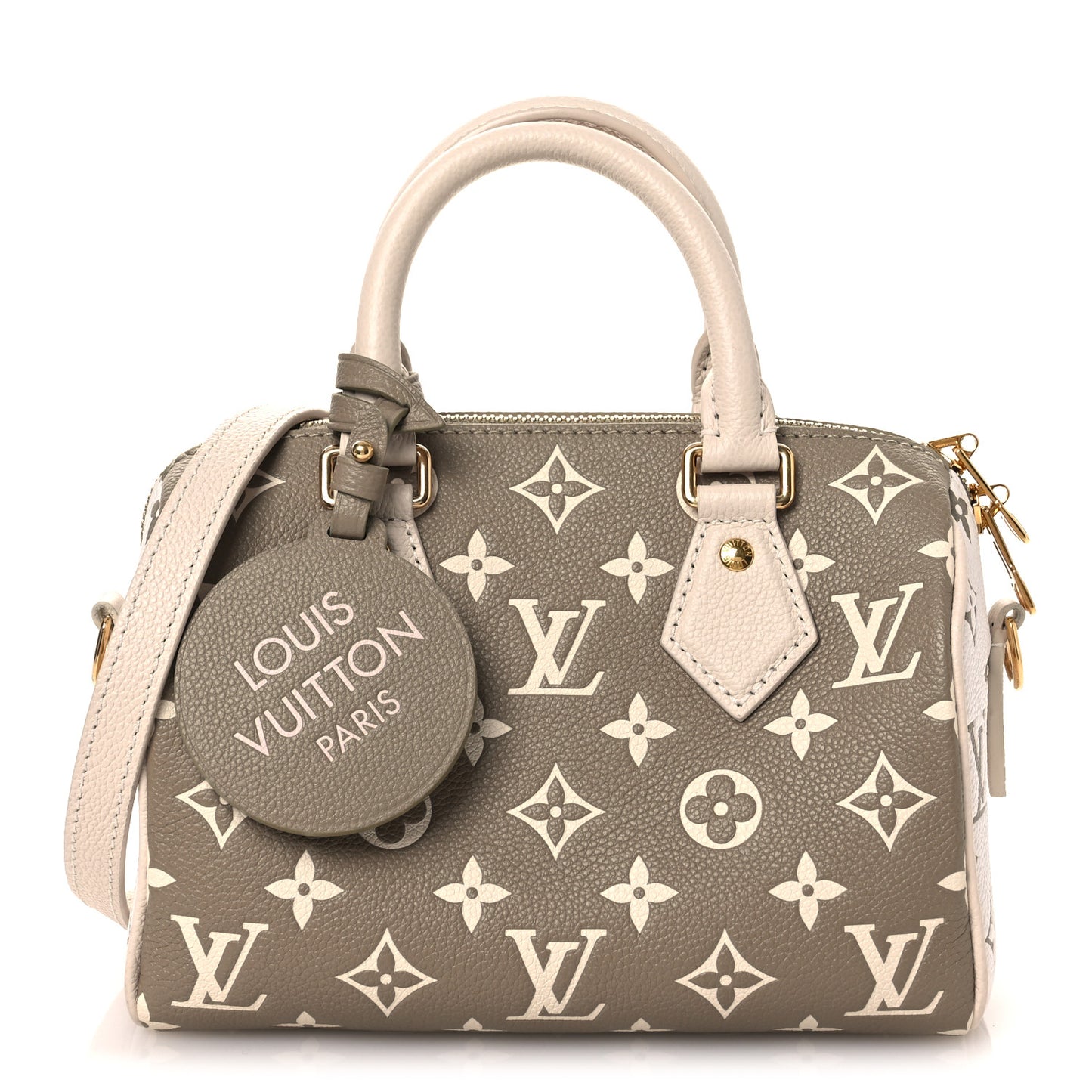 Empreinte Monogram Spring in the City Speedy Bandouliere 20 Kaki Beige Cream