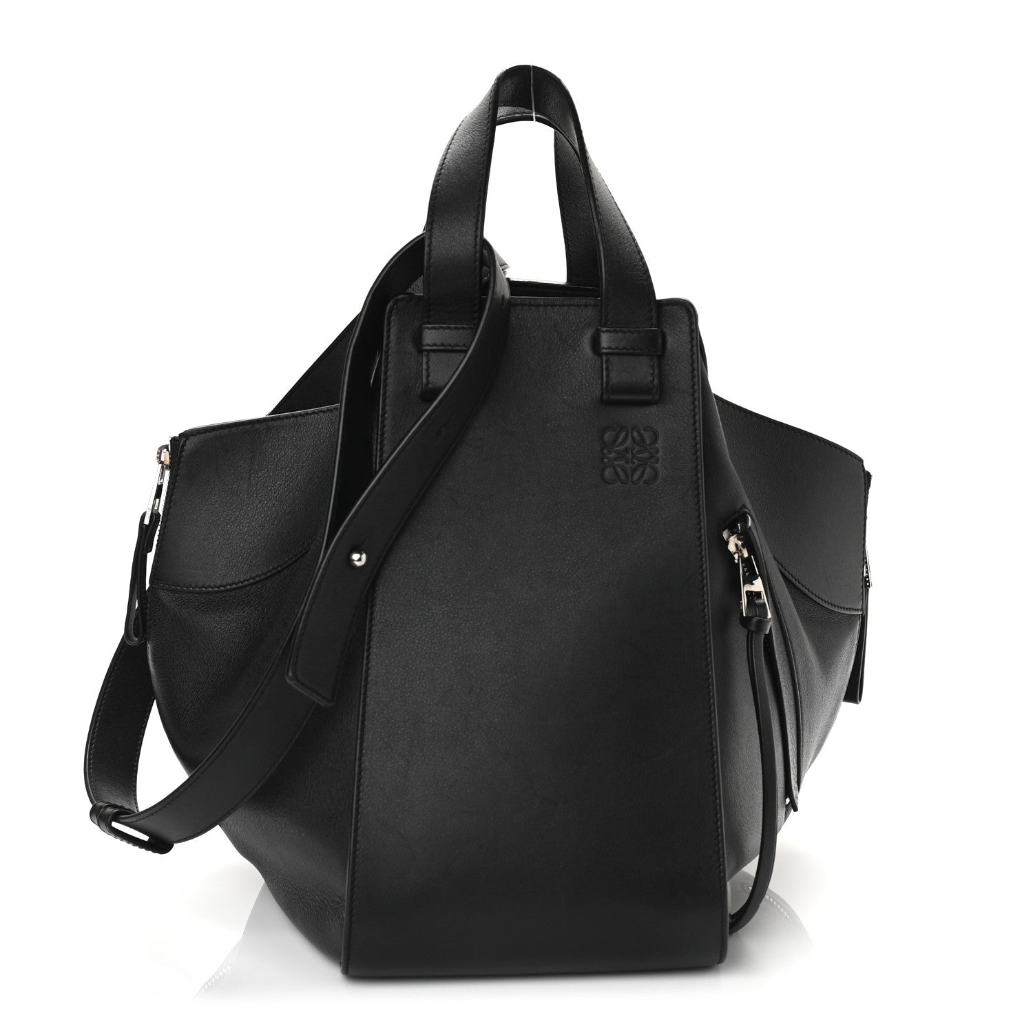 Loewe Calfskin Medium Hammock Shoulder Bag Black 1 of 10