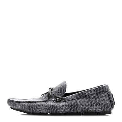 Louis Vuitton Damier Eclipse Driver Mocassin 10 Black 1 of 9