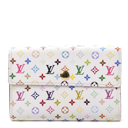 Louis Vuitton Monogram Multicolor Alexandra Wallet White 1 of 8