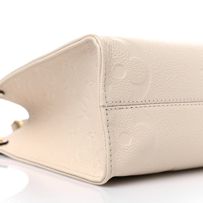 Louis Vuitton Empreinte Monogram Giant Onthego PM Cream Beige 6 of 7