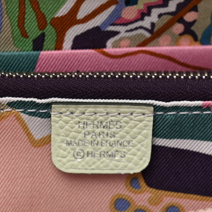 Hermes Epsom Silk'In Compact Wallet Vert Fizz 6 of 7