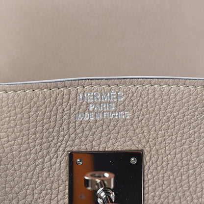 Hermes Togo Birkin 40 Gris Tourterelle 8 of 32
