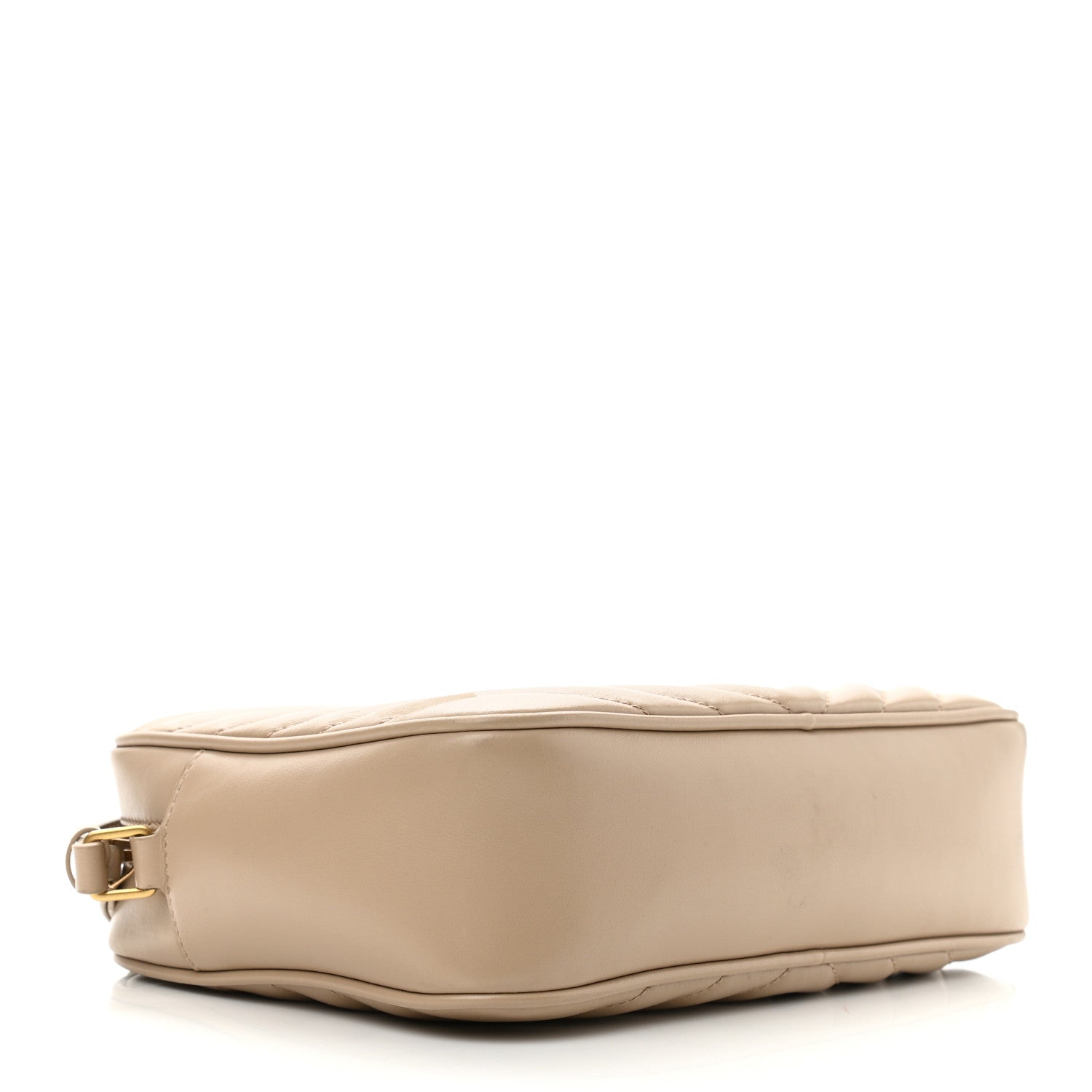 Saint Laurent Calfskin Matelasse Monogram Lou Camera Bag Dark Beige 4 of 11