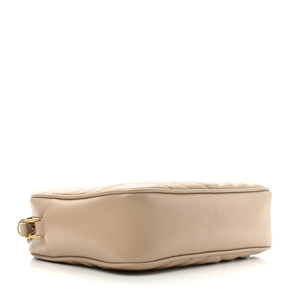 Saint Laurent Calfskin Matelasse Monogram Lou Camera Bag Dark Beige 4 of 11