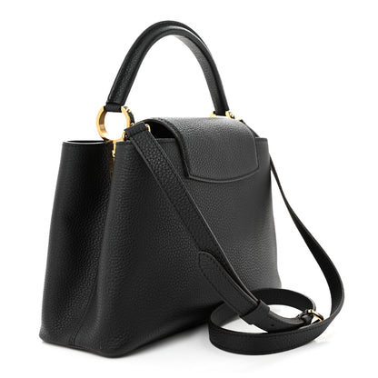 Louis Vuitton Taurillon Capucines PM Black 3 of 12