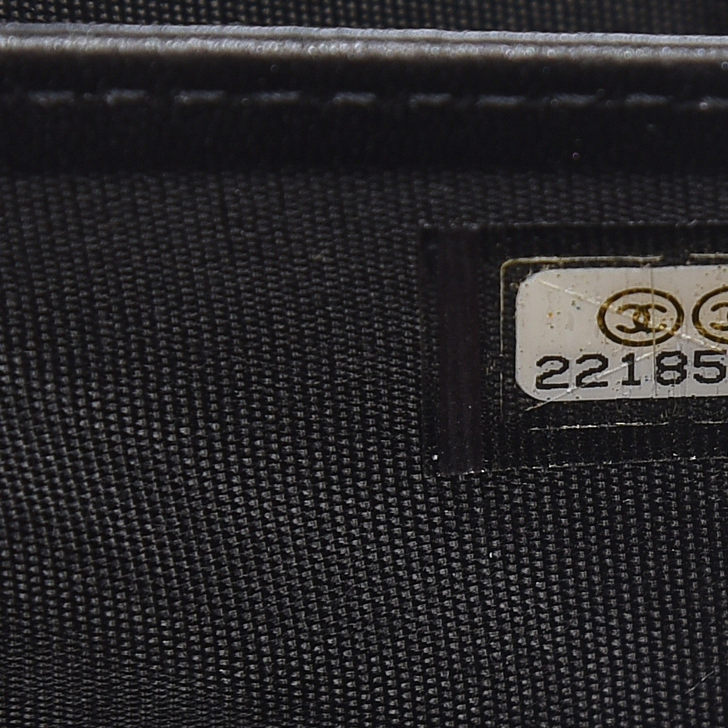 Chanel Glazed Calfskin Boy Zip Around Wallet Black 8 of 9