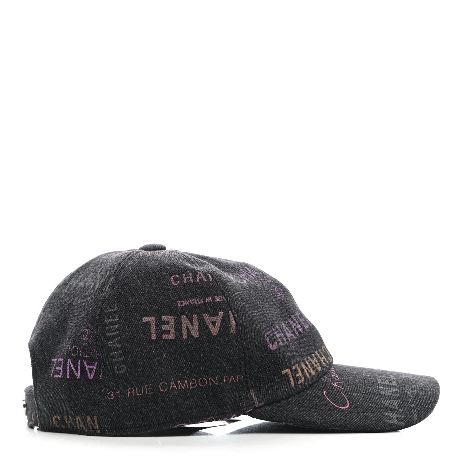 Chanel Cotton Mood Cap Hat Black Multicolor 5 of 10