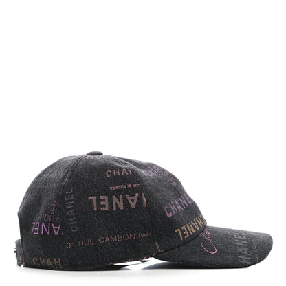 Chanel Cotton Mood Cap Hat Black Multicolor 5 of 10
