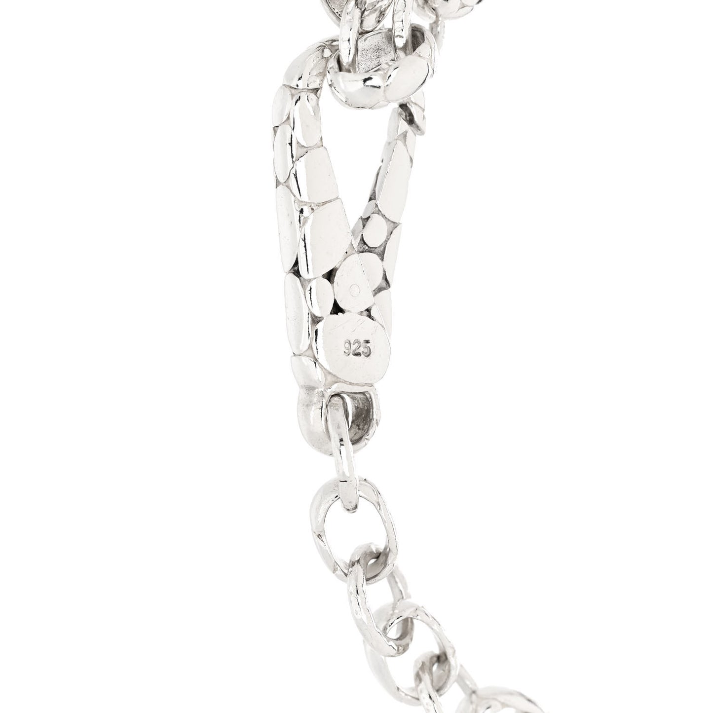 Sterling Silver Kali Donut Charm Link Bracelet