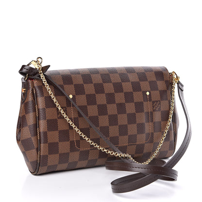 Louis Vuitton Damier Ebene Favorite MM 3 of 12