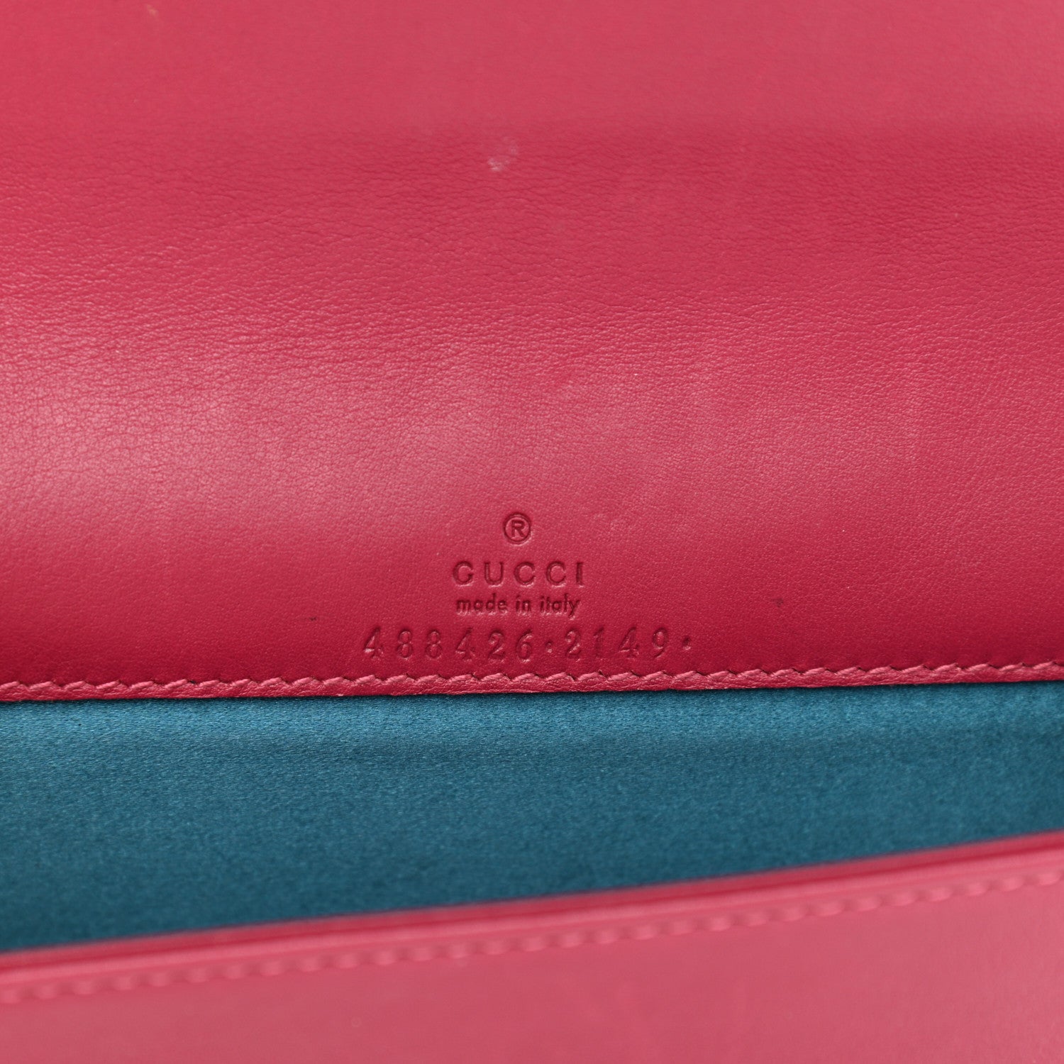 Gucci Velvet Matelasse Love Embroidered GG Marmont Mini Bag Light Raspberry Rose 6 of 11