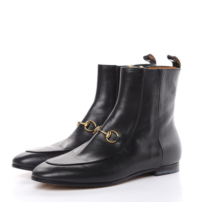 Gucci Malaga Kid Womens Jordaan Ankle Boots 37.5 Black 3 of 10
