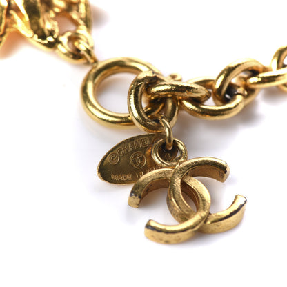 Chanel Leo Lion Sun Medallion Bracelet Gold 4 of 5