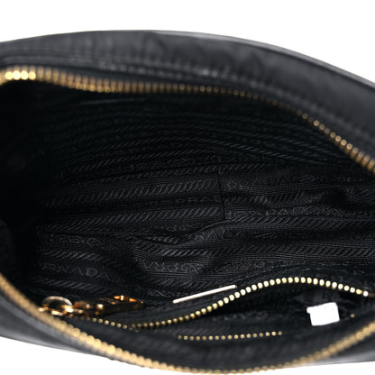 Prada Tessuto Nylon Saffiano Small Crossbody Bag Black 5 of 25