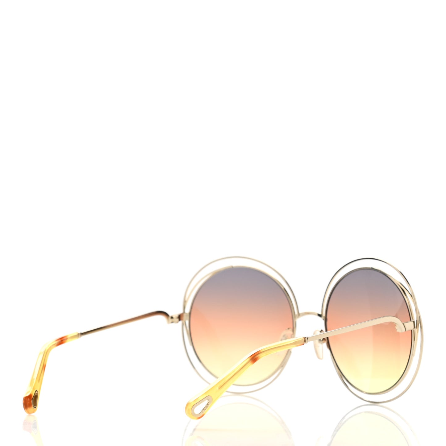 Oversized Round Carlina Oversized Round Sunglasses CE114SD Gold