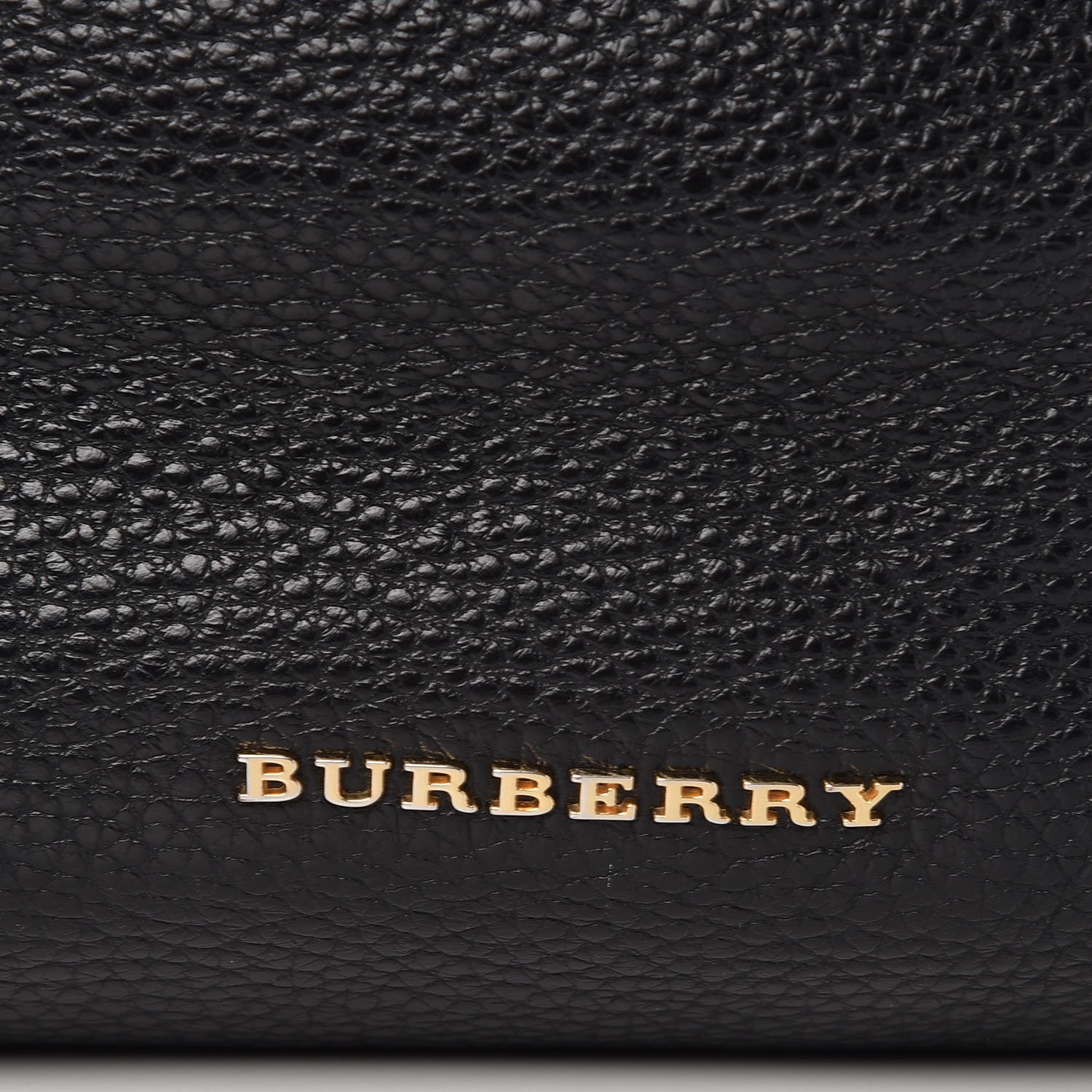 Burberry London Grainy Calfskin Medium Cale Hobo Black 9 of 13