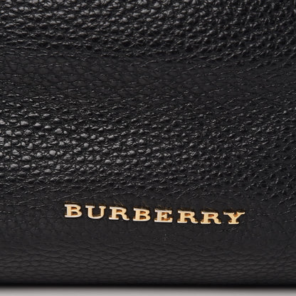 Burberry London Grainy Calfskin Medium Cale Hobo Black 9 of 13