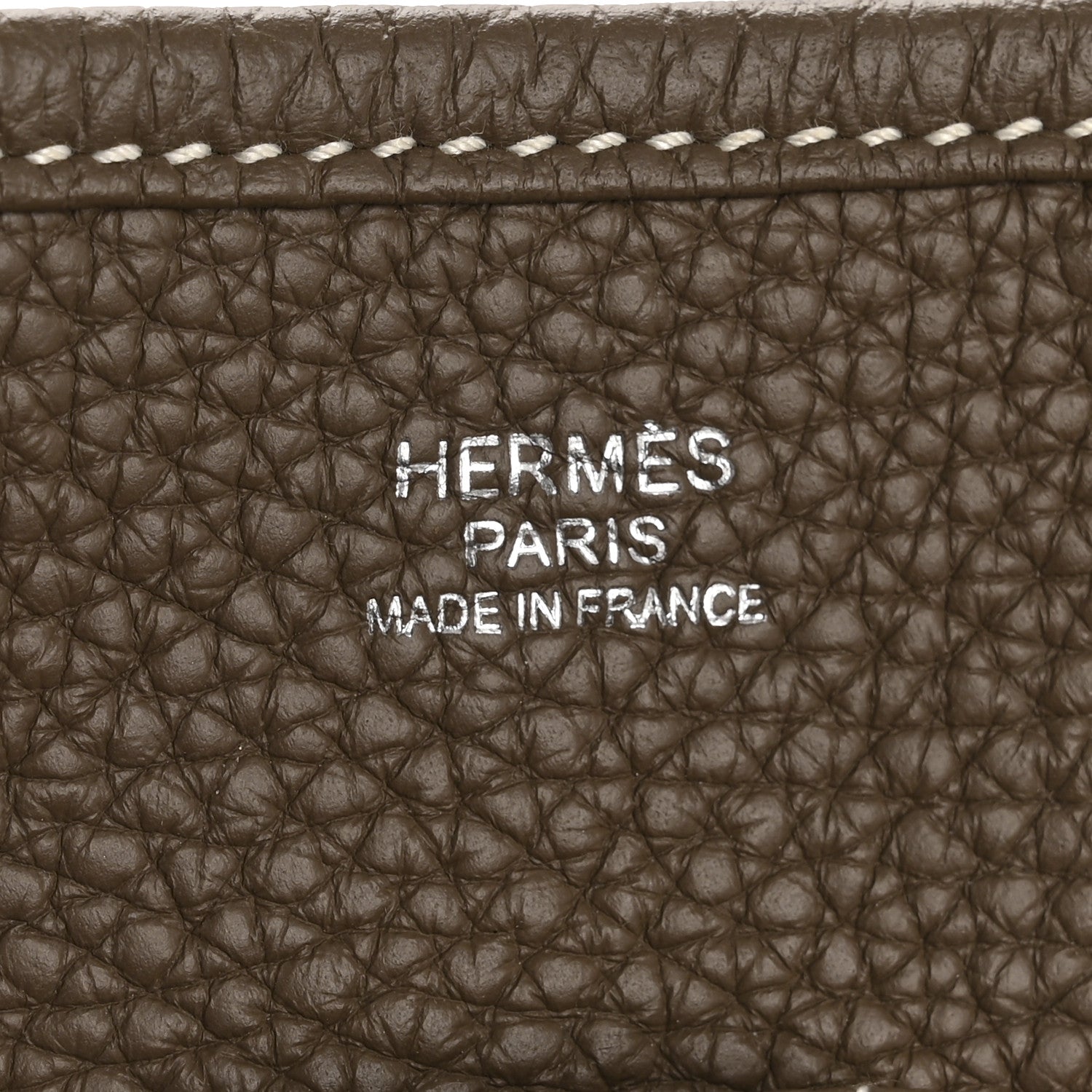 Hermes Taurillon Clemence EVELYNE III PM Etoupe 6 of 13