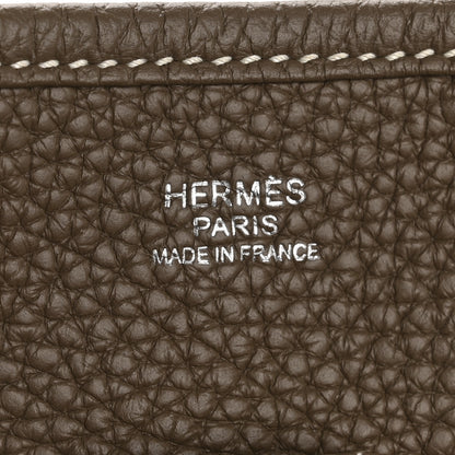 Hermes Taurillon Clemence EVELYNE III PM Etoupe 6 of 13