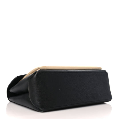Louis Vuitton Soft Calfskin My Lockme Top Handle Vanille Black 4 of 8