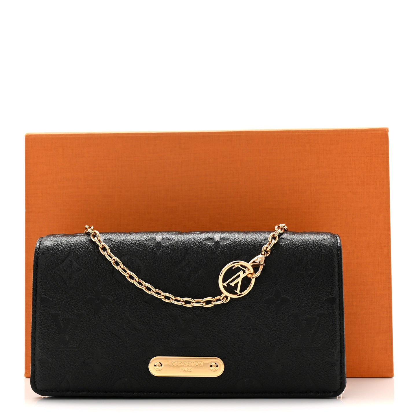 Empreinte Monogram Lily Wallet On Chain Black