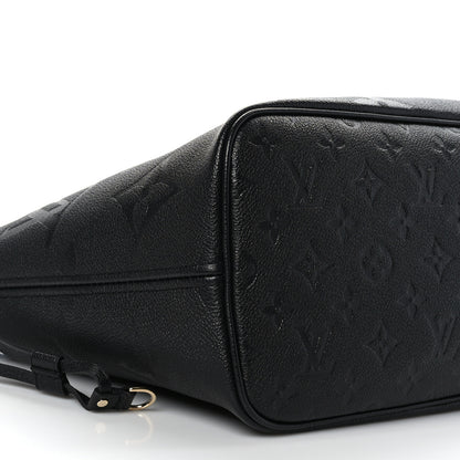 Louis Vuitton Empreinte Monogram Giant Neverfull MM Black 7 of 8