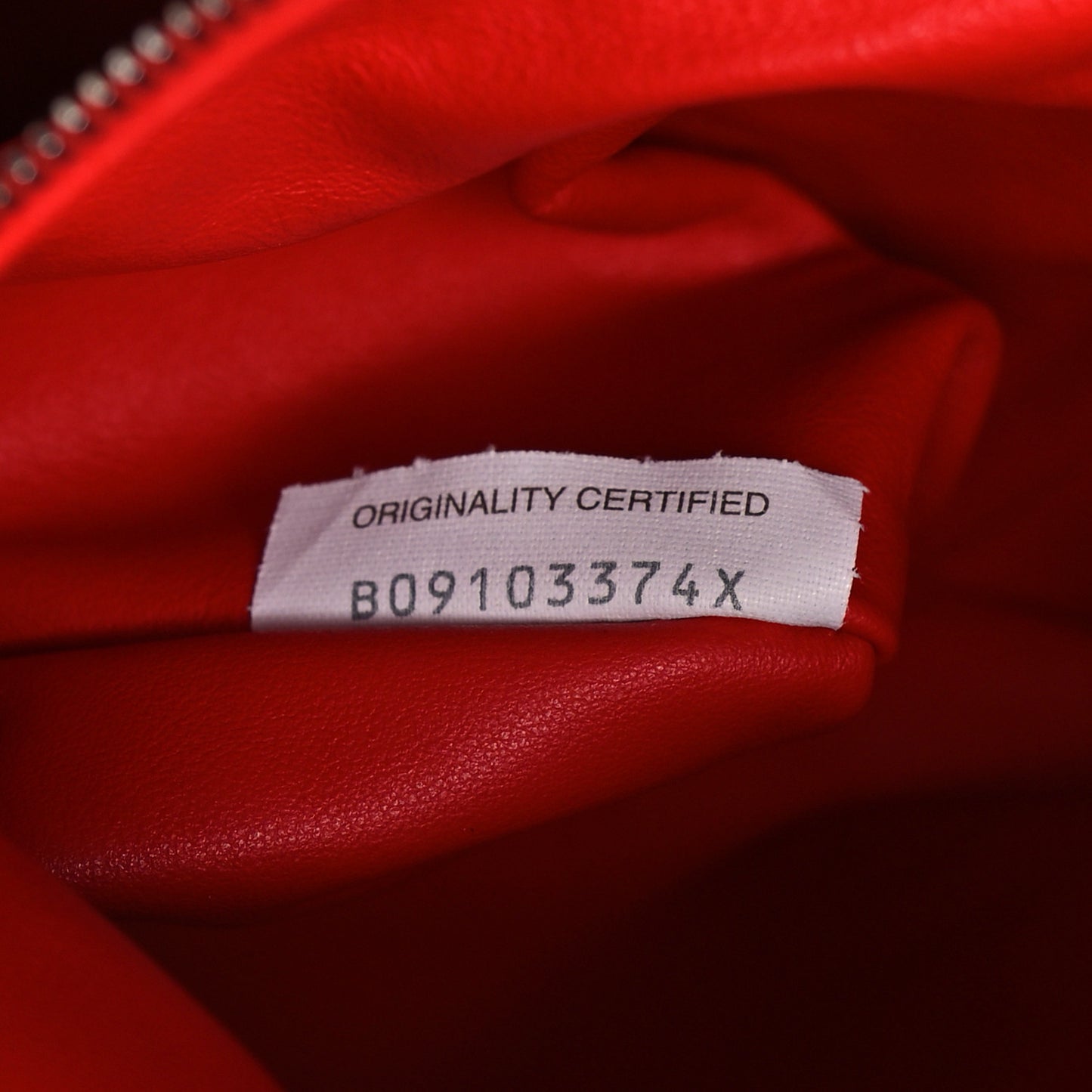 Nappa Intrecciato Small Jodie Red