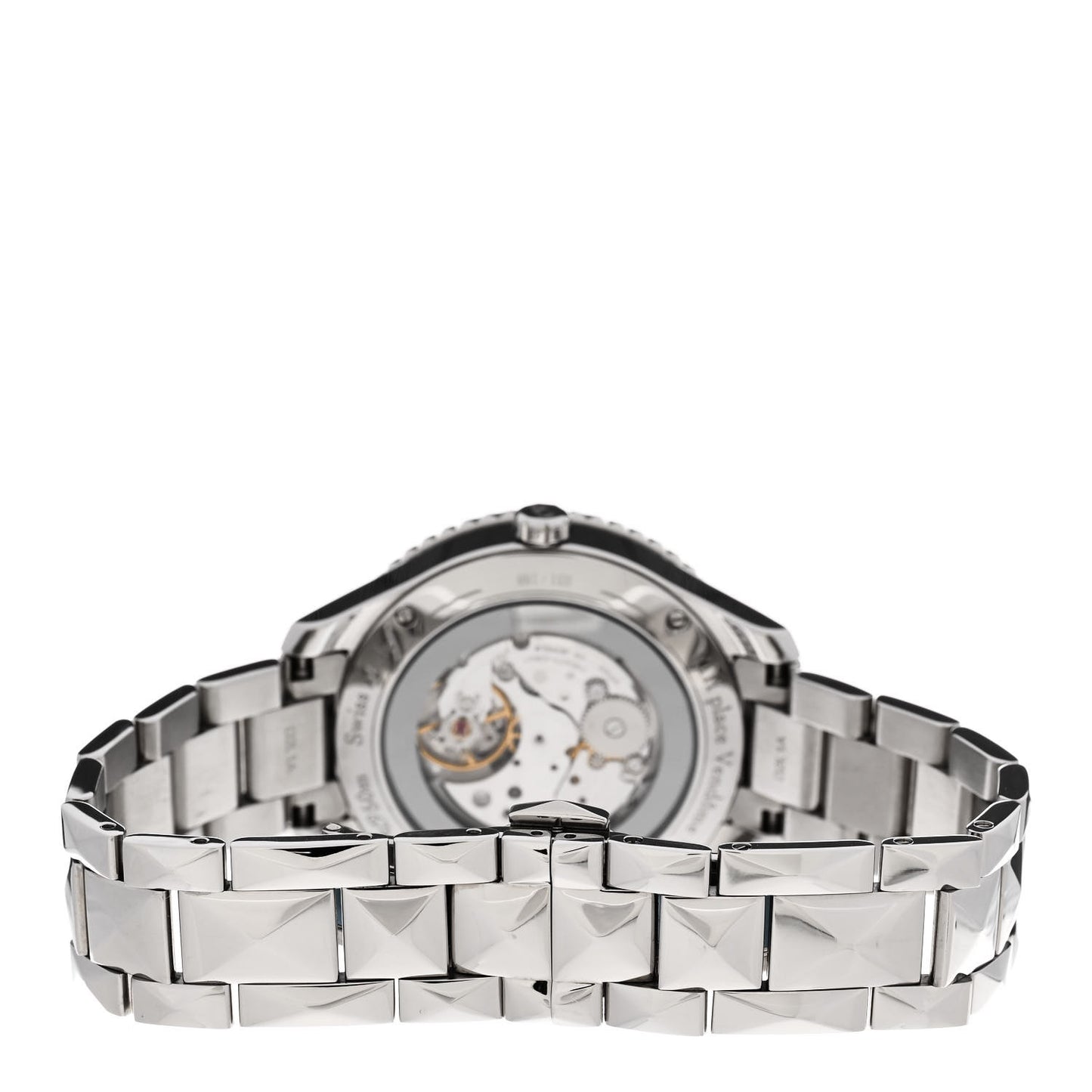 Stainless Steel Diamond Bezel Mother of Pearl 36mm Dior VIII Bal Plisse Ruban Automatic Watch