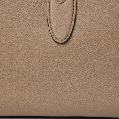Gucci Soft Calfskin Medium Jackie Top Handle Bag Classic Camel 8 of 10