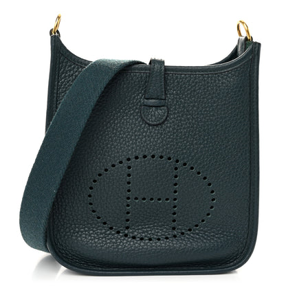 Hermes Taurillon Clemence Amazone Evelyne TPM Vert Cypress 1 of 11