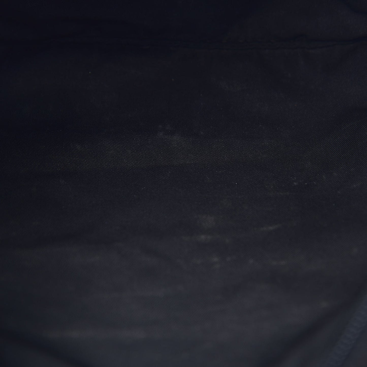 Nylon Flat Messenger Bag Black