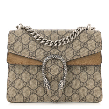 Gucci GG Supreme Monogram Mini Dionysus Shoulder Bag Taupe 1 of 13