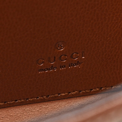 Gucci GG Supreme Monogram Calfskin Mini Padlock Top Handle Shoulder Bag Beige Black Cuir 8 of 9