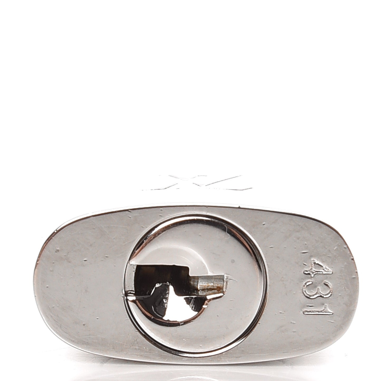 Polished Silver Lock and Key Set