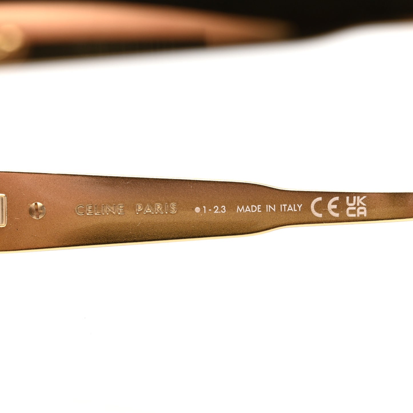 Metal Triomphe 01 Sunglasses CL40235U Gold Green