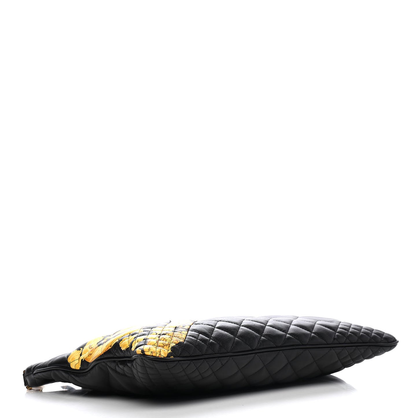 Nappa Printed Barocco Shoulder Bag Black