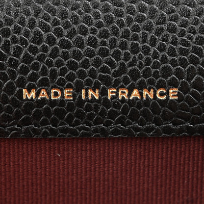 Chanel Caviar Quilted Flap Card Holder Wallet Black 7 of 10