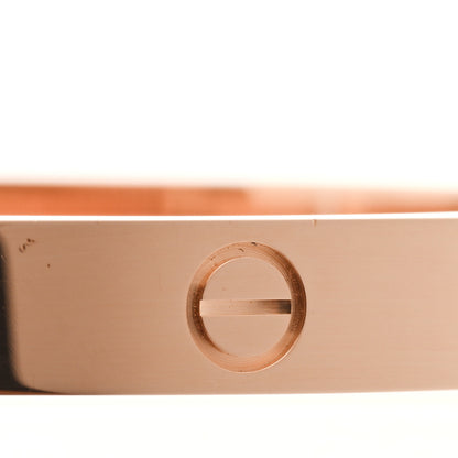 Cartier 18K Pink Gold LOVE Bracelet 18 8 of 10