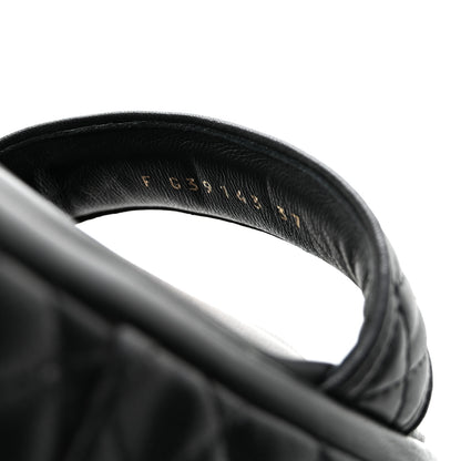 Chanel Lambskin Quilted Platform Sandals 37 Black 17 of 18
