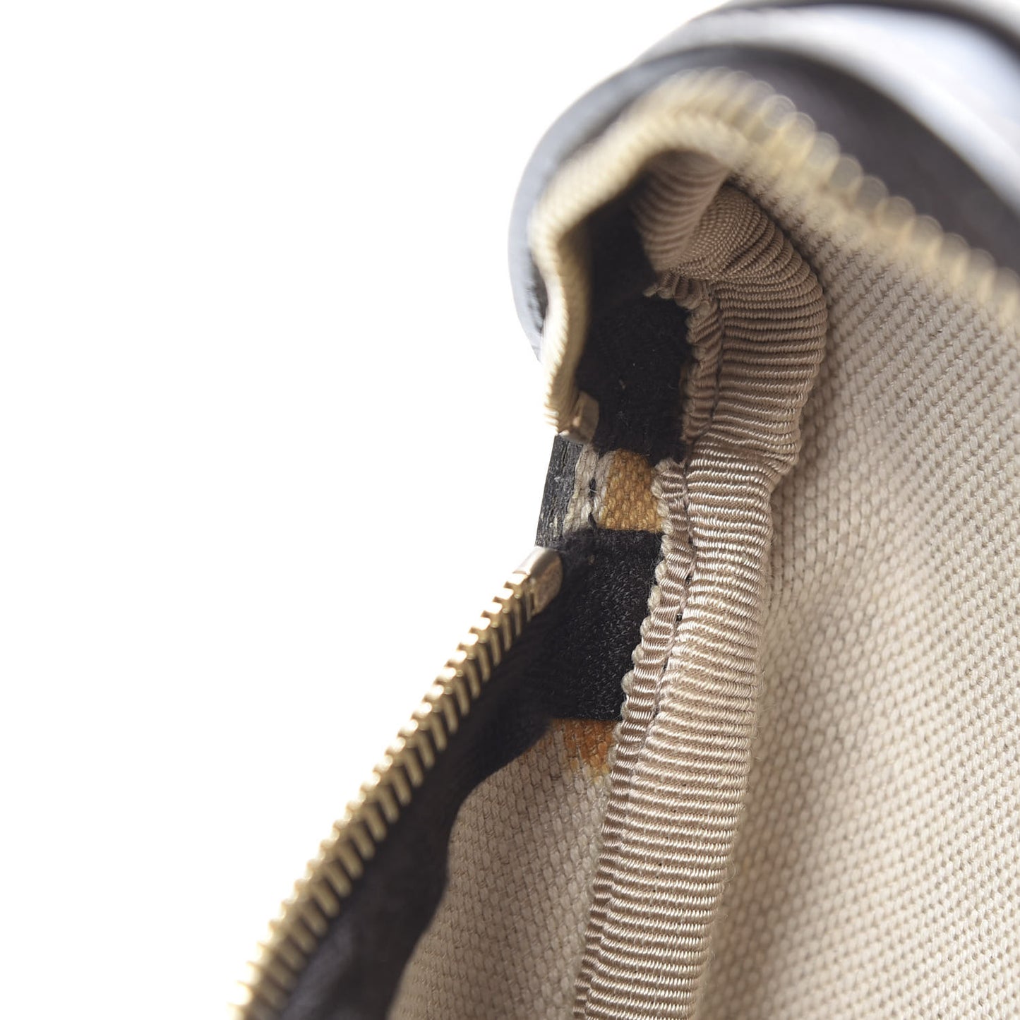 GG Supreme Monogram Belt Bag Dark Brown