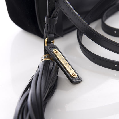 Saint Laurent Velour Matelasse Monogram Lou Belt Bag Black 8 of 10