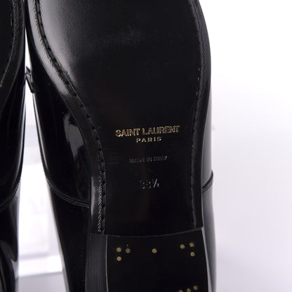Saint Laurent Patent Calfskin Jonas Derby 38.5 Black 7 of 11