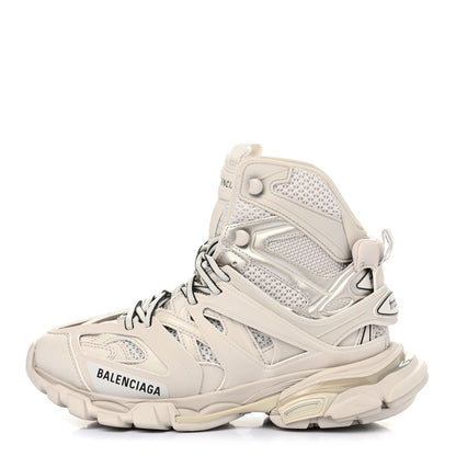 Balenciaga Mesh Nylon Womens Track Hike Sneakers 38 Full Beige 1 of 9