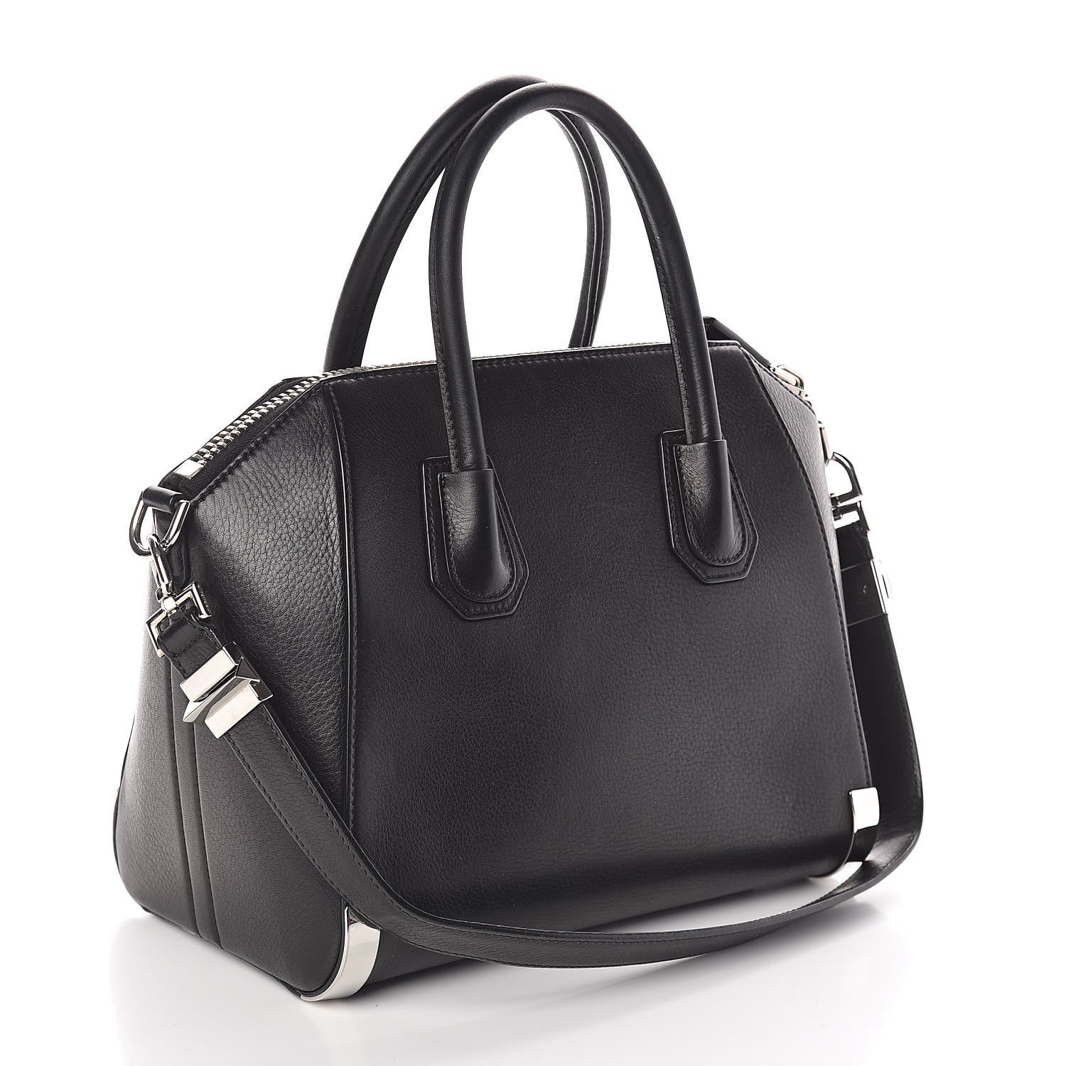 Givenchy Sugar Goatskin Small Metal Corner Antigona Black 3 of 10