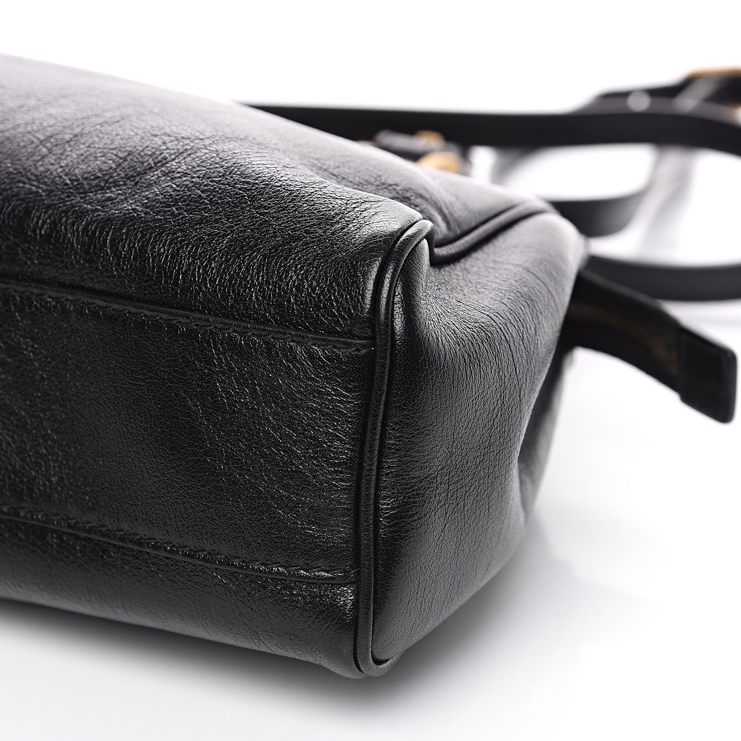Gucci Calfskin Medium Re(Belle) Top Handle Bag Black 8 of 9
