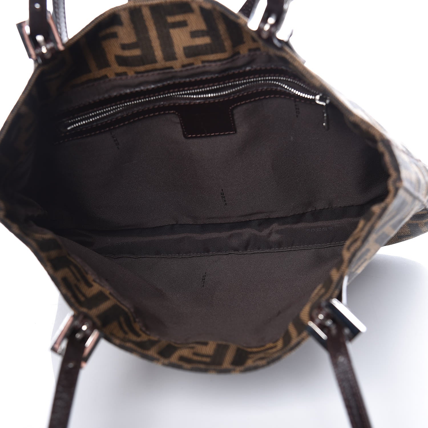Fendi Zucca Shoulder Bag Tobacco 7 of 11