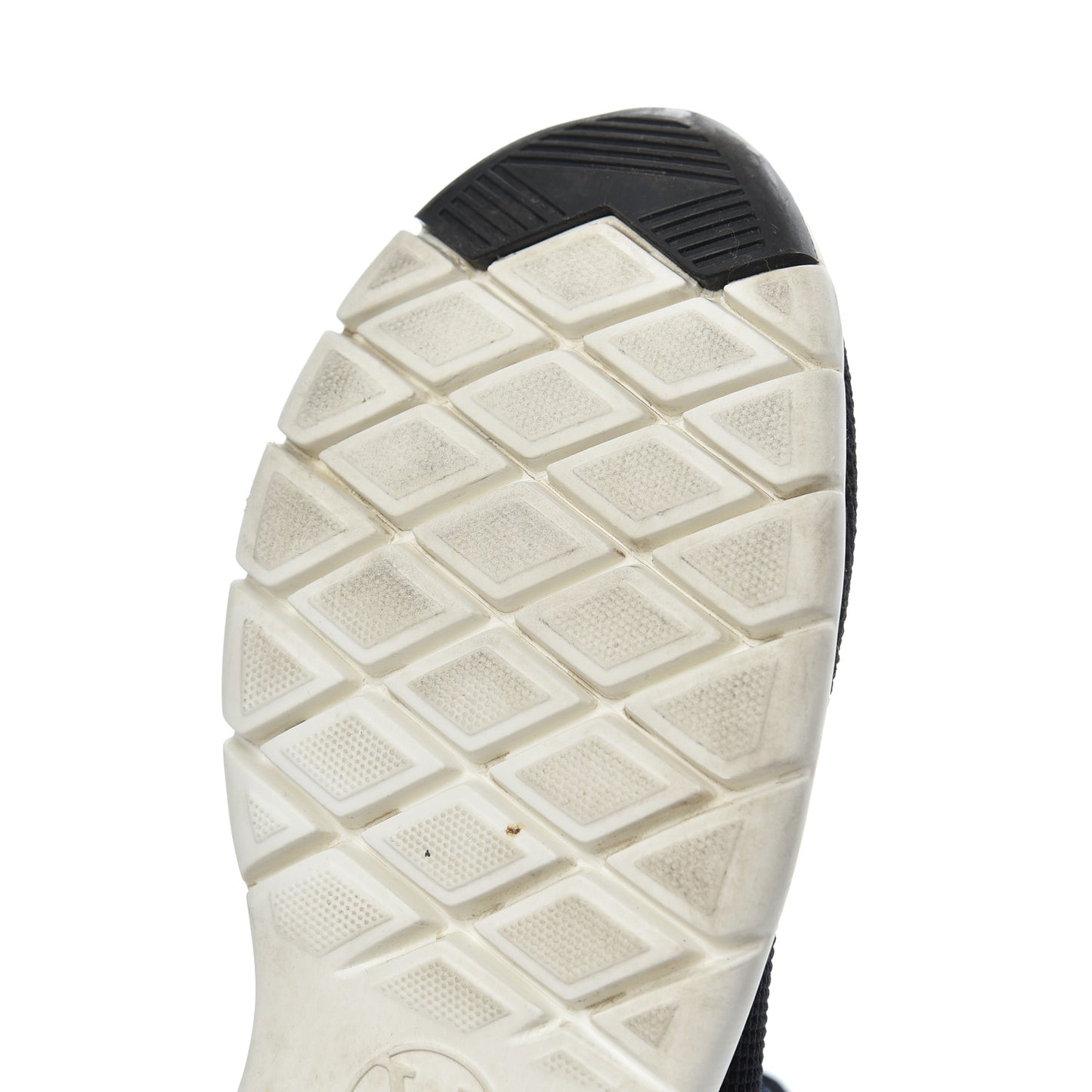 Stretch Fabric LV Black Heart Sock Sneaker 39 Black